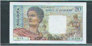 Banknote from French Polynesia