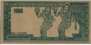 Banknote from Indonesia