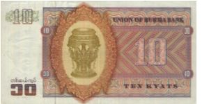 Banknote from Myanmar