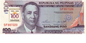 DATED SERIES 56a 1998 Independence Ramos-Singson ??000001-??1000000 SF997020 Banknote