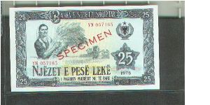 Specimen Note Banknote