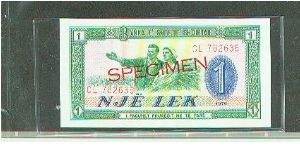 Specimen Note Banknote