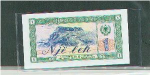 Banknote from Albania