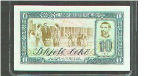 Banknote from Albania