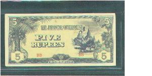 Burma
Japanese Occupation Banknote