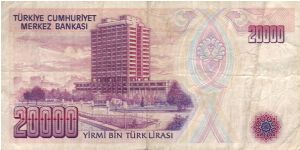 Banknote from Turkey