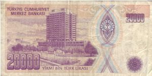 Banknote from Turkey