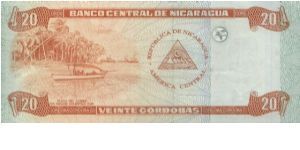 Banknote from Nicaragua