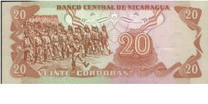 Banknote from Nicaragua