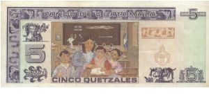 Banknote from Guatemala