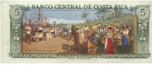 Banknote from Costa Rica