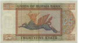 Banknote from Myanmar