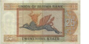 Banknote from Myanmar