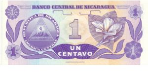 Banknote from Nicaragua