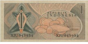 Banknote from Indonesia