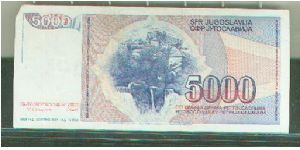 Banknote from Yugoslavia