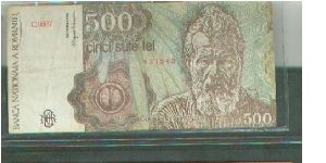 Banknote from Romania