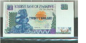 Banknote from Zimbabwe