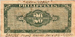 Banknote from Philippines