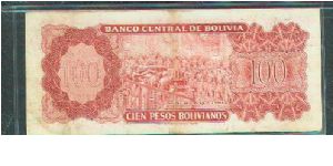 Banknote from Bolivia