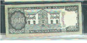 Banknote from Bolivia