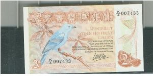 Banknote from Suriname