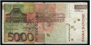 Banknote from Slovenia