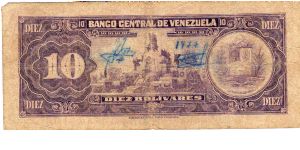 Banknote from Venezuela