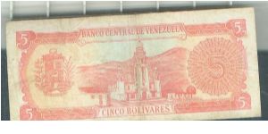 Banknote from Venezuela