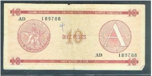 Foreign Exchange Certidicate
Series A Banknote