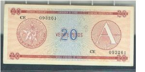 Foreign Exchange Certidicate
Series A Banknote