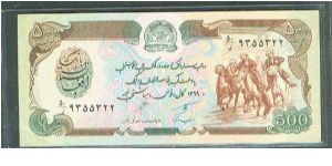 Banknote from Afghanistan