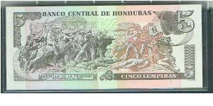 Banknote from Honduras