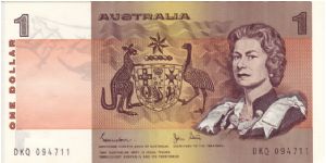 Australian $1 note issued when the country went decimal.

This note has since been replaced by a coin Banknote
