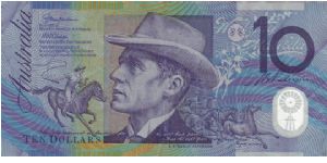 Australian $10 polymere note Banknote