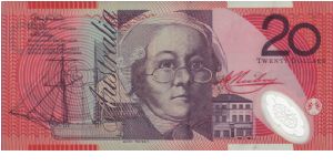 Australian $20 polymere note Banknote