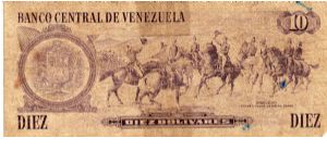 Banknote from Venezuela