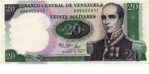 Denominacion: 50 Bolivares Banknote