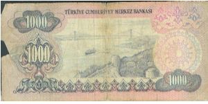 Banknote from Turkey