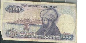 Banknote from Turkey