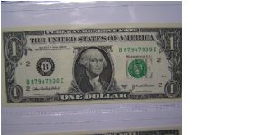 $1 green buck Banknote