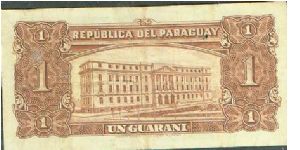 Banknote from Paraguay