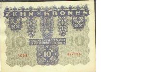 Banknote from Austria