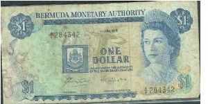 Banknote from Bermuda