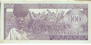 Banknote from Rwanda