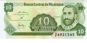 10 Cordobas Banknote