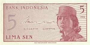 5 Sen Banknote