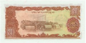 Banknote from Laos