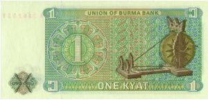 Banknote from Myanmar