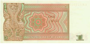 Banknote from Myanmar